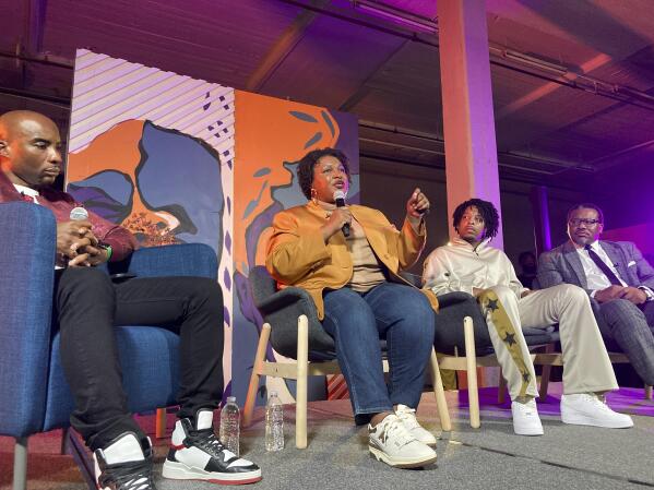 Stacey Abrams looks to win Black men in bid for Ga. governor AP News